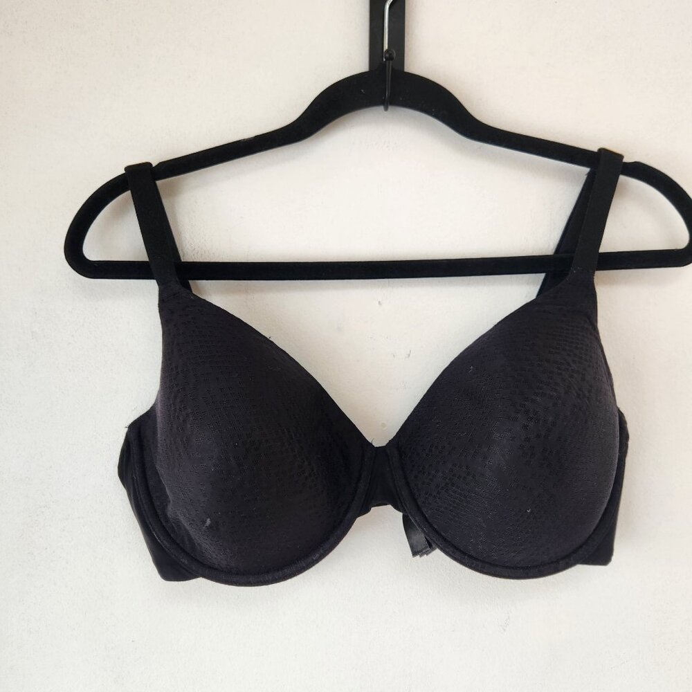 Natori Black Bra Comfort T-Shirt Everyday Women's 34DDD